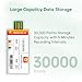 Freshliance Temperature Data Logger Recorder, Disposable USB Temperature Loggers Cover 120 Days, High Accuracy 20000 Points with PDF CSV Reports, for Fresh Transportation Fresh Tag 1E, 100packs