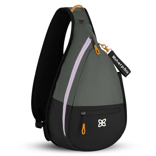 Image of Sherpani Esprit, Sling Backpack, 10L Travel Bag, Right-Handed Shoulder Sling Purse, Crossbody Backpack, Travel Gifts, RFID Protection (Juniper)