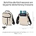Imagen de tomtoc Bolso Bandolera Antirrobo para Viaje con Cremallera Segura