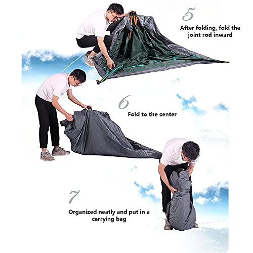 Carpa instantánea GeRRiT para camping familiar 2-4 personas miniatura 7