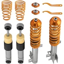 Coilover Suspension Lowering Kit Compatible for Fiat 500 Panda Hydrogen Mk2 Mk3 2008-2012 Coilover Height Adjustable Shock Lowering Shocks