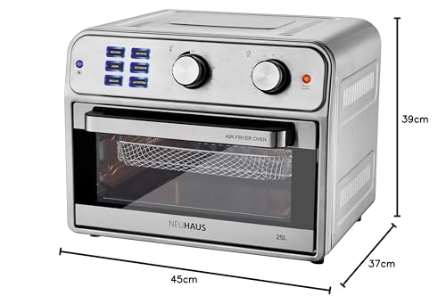 NEUHAUS FORNO OVEN FRYER COM ROTISSERIE INOX 25 LITROS XXL 2500W 127V - Imagem 2