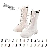 Ces bottes sont faciles à enfiler et à retirer : leur design classique à lacets dégage un charme frais, charmant et sophistiqué. Nous comprenons les défis que représente l'habillage des enfants, c'est pourquoi nous avons intégré une fermeture éclair cachée pratique sur le côté intérieur. Il suffit de tirer dessus pour les retirer rapidement, ce qui permet de gagner du temps et aide les enfants à développer leur autonomie.