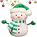 クリスマス雪だるまぬいぐるみ、かわいい雪だるまぬいぐるみ,クリスマスのぬいぐるみ | 屋内デスクトップ装飾用の愛らしい収集価値のあるぬいぐるみぬいぐるみ