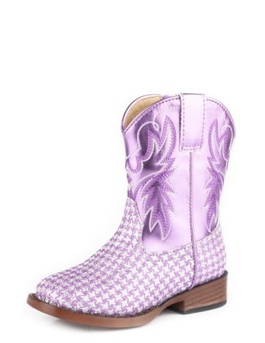 ROPER Western Boots Girls Glitter Gleam Purple 09-017-1901-3496 PU