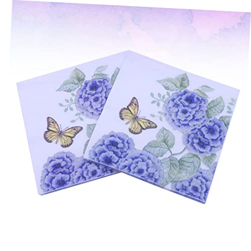 FOMIYES 120 Peças guardanapos impressos Guardanapos únicos e adoráveis guardanapos de papel de desen