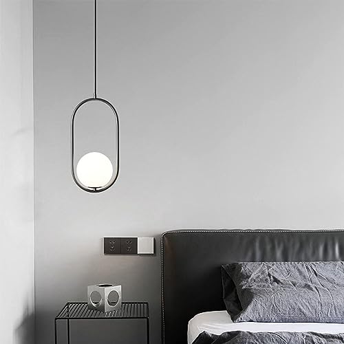 Lampe suspendue simple pour salon en cuivre véritable E14 - 4