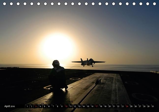 Kampfjets • U.S. Aircraft (Tischkalender 2016 DIN A5 quer): Die moderne Luftwaffe der USA (Monatskalender, 14 Seiten) (CALVENDO Technologie)