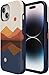 Casely iPhone 15 Case | Opposites Attract | Day & Night Mountains | Compatible with MagSafe | Bold Protective Design