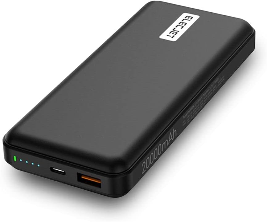 ELECJET PowerPie P20 45W Fast Portable Charger, 20,000 mAH Power Bank for Samsung and Laptop Devices
