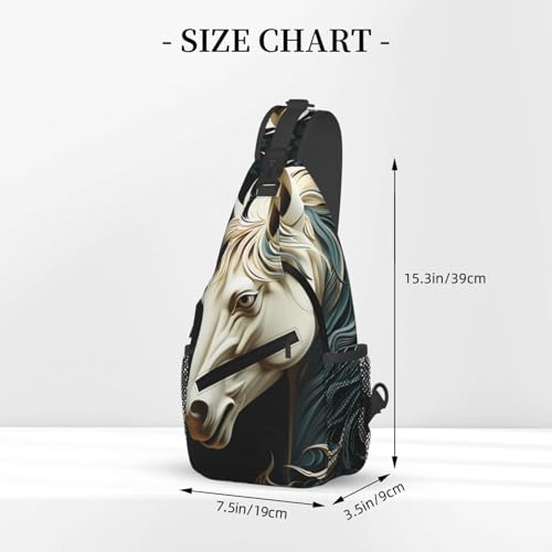 Bolso pequeño bandolera tipo sling para senderismo miniatura 3