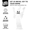 12FT Halloween Inflatable Blow Up Ghost W/ LED Lights Outdoor Yard Decoration, Color: Multicolor, Model: CM22877US-until - View #9