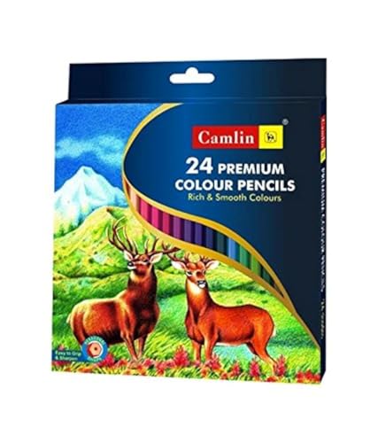 Image of Camel Premium Full Size Colour Pencil - 24 Shades