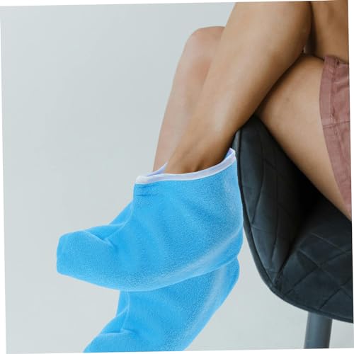 AUTSUPPL 1pair Paraffin Wax Foot Reusable Moisturizing Socks for Comfortable Wax Spa Booties for Salon Use Stylish Design
