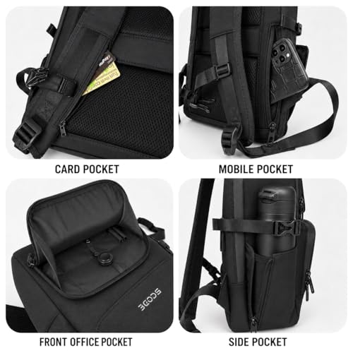 B'CODE Store B'CODE Atlas 15.6 Inch Laptop Backpack - Image 7