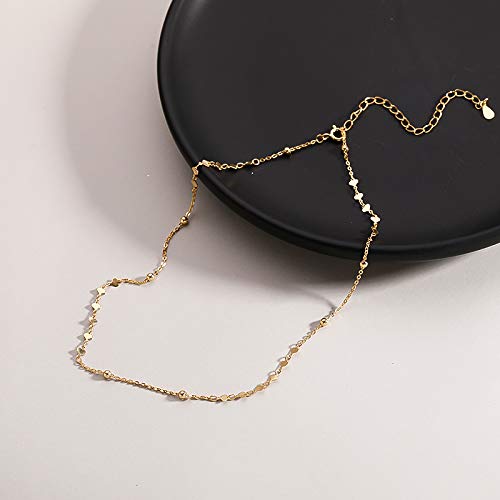 Collier court chaîne clavicule cœur NBYGSC pour bijoux femme