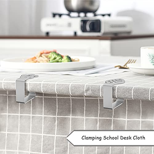 Alsa Tablecloth Clips,Heavy Duty Stainless Steel Table Clips For Christmas Table Cloth Restaurant Outdoor Picnic Wedding Graduation Party Patio Table Max 1.2Inch Thick Table Cover Holder(16Pcs) #TOP4
