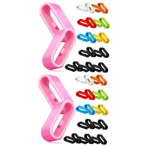 Anillos de silicona Uonlytech para correas de reloj juego de 48 piezas