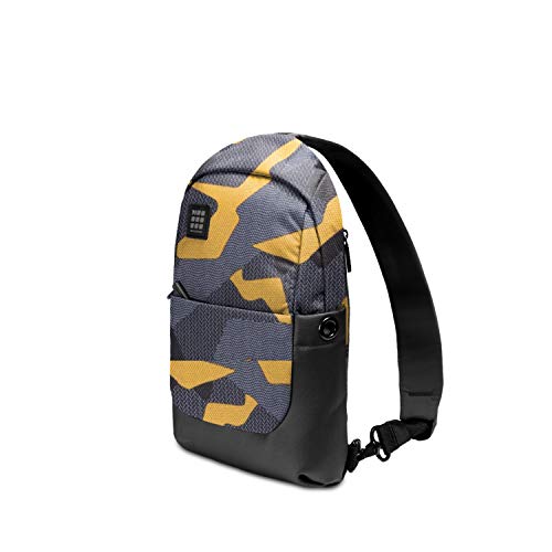 Moleskine ID Sling Backpack, Camo Black Yellow
