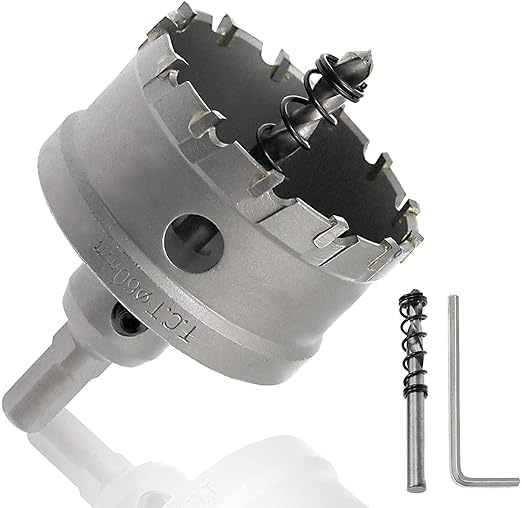 See full amazon price history chart for NITYA Carbide Hole Saw,60mm TCT Metal Hole Cutter Drill Bit for Thick Metal, Steel, Iron, Wood, Plastic(60mm) NITYA Carbide Hole Saw,60mm TCT Metal Hole Cutter Drill Bit for Thick Metal, Steel, Iron, Wood, Plastic(60mm) (B0CYQ4979F) Amazon Price History, Amazon Price Tracker