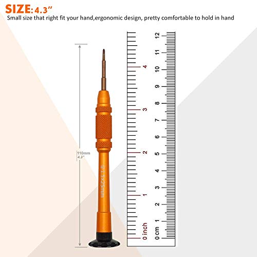 TECKMAN Nintendo Switch Triwing Screwdriver, 1.5mm Y00 Tripoint Screwdriver for Nintendo Switch Joy-Con Controller Repair