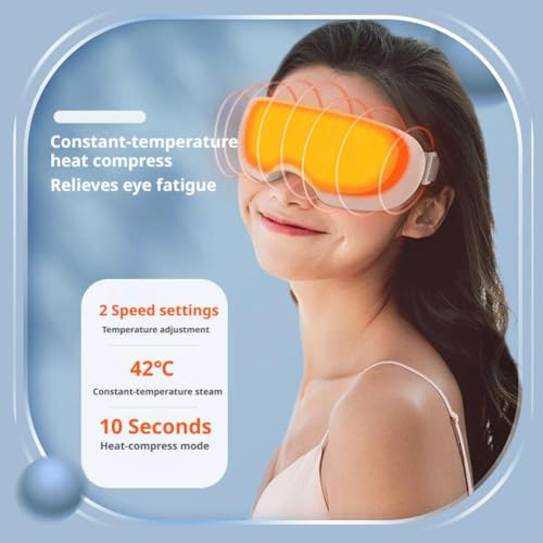 Máscara de ojos para ojos secos, terapia de calor y nano-niebla inalámbrica 6