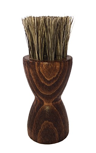 Collonil Small 3" Leather Shoe Cream Horsehair Application Brush With Light Wood Handle., 3X1In #TOP28