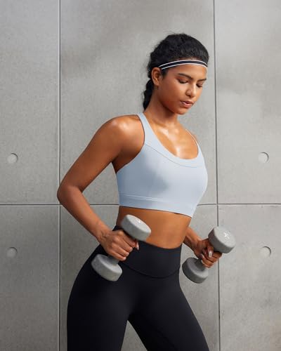 Image of RUNNING GIRL High Impact Sports Bras for Women, High Support Running Adjustable Workout Sports Bras with Sewn in Pads
