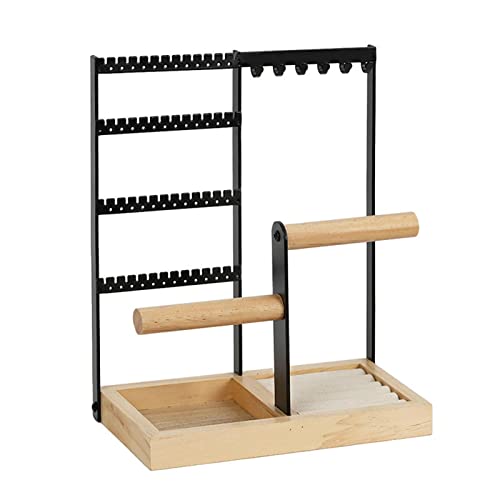 Suporte de organizador de joias, organizador de brincos, suporte de colar, organizador de colar de 7