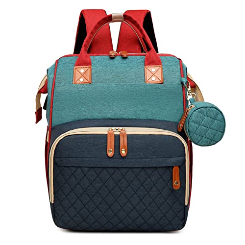 Hltxia Diaper Bag Backpack, Multi-Function Travel Backpack, Unisex Large Diaper Bags For Dad & Mom (Tricolor) #TOP20