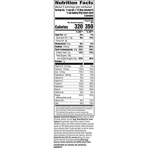 Betty Crocker Cinnamon Toast Crunch Complete Cinnadust Pancake Mix, 15.6 Oz Box #TOP5