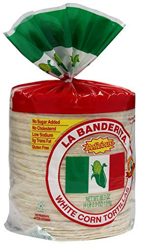 La Banderita® White Corn Tortillas | 5.5" Size | 80 Count Each Pack | 6 Pack Case #TOP1