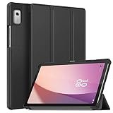 MoKo Lenovo Tab B9 ケース B9/M9/NEC LAVIE Tab T9 9型タブレット用 レノボタブ 9インチ(ZAC30212JP/ZAC30157JP/ZAC30178JP/T0975GAS/TAB09H01/TAB09H02)専用保護カバー スタンド オートスリープ対応 PC+PU製 手帳型 軽量 耐衝撃 Black
