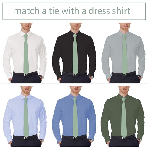 Image of Men's Gabardine Matt Neckties Solid Color for Tuxedo Classic Design, by Bow Tie Hosue