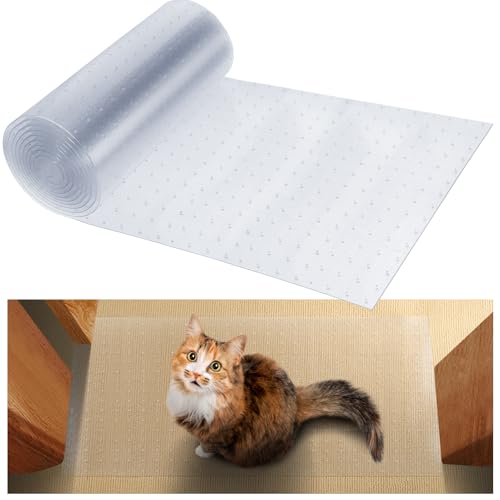 9.18Ft Carpet Protector for Pets - Anti-Slip Cat Carpet