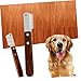 CIYODO Wide Spaced Dog Undercoat Rake Pet Brush Stainless Steel Fur Stripping Comb Comfort Grip Handle