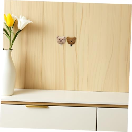 Ours en peluche mural adhésif à forte adhérence étanche pour accessoires de douche - 5