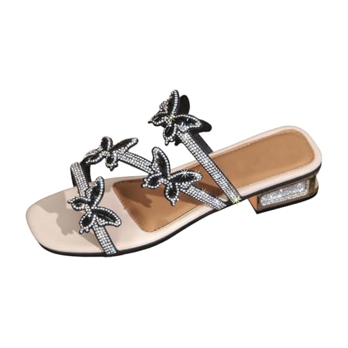 Sandales mules en cuir pour femme avec semelle massage des pieds et plateforme compensée