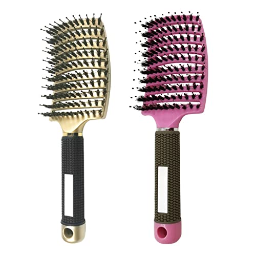 Voremy Ultra Detangler Magic Brush, Anti-Static Boar Bristle Hair Brush