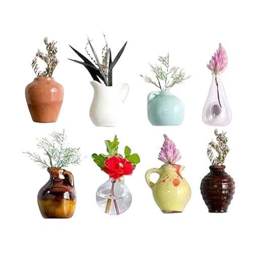 Imanes para Frigorífico con Floreros,Pequeños Imanes Decorativos de Florero para - 8 Piezas Maceteros de Resina Divertidos Decoración Cocina Decoración Hogar Aula Taquilla | Ya disponible en tu tienda friki favorita! En mundofriki.es!