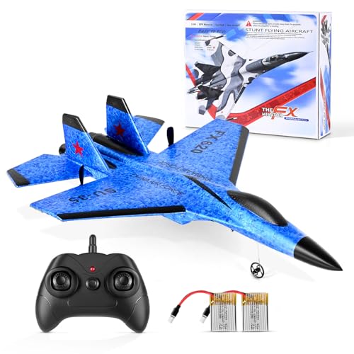 Couleeur RC Flugzeug, 2.4GHz Ferngesteuertes Flugzeug, 2 Startmodi &...