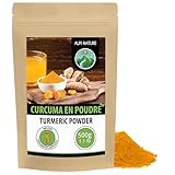 Alpi Nature Curcuma Racine en Poudre 500g, Poudre de Racine de Curcuma Moulue pour la Cuis...