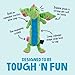 goDog Bubble Plush Skinny Dragons Squeaky Plush Dog Toy, Chew Guard Technology - Green, Large