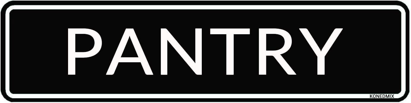 Pantry Sign Metal Tin Sign Wall Decor for Bar Home Pub Shop Wall Plaque Decoration 4x16 Inch