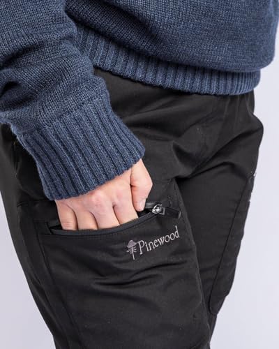 PINEWOOD Damen Caribou TC Hose, Schwarz, 40