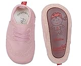  Anna und Paul Krabbelschuhe Budapester rosa - Slimline - 1211 - mit Gummisohle (S - 18-19, ca. 12 cm, 6-11 Monate)