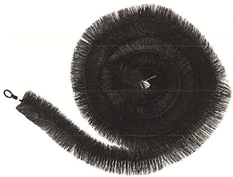 Homezone 2 x 4m Gutter Brush Guard Leaf Black Gutter Protection Stops Blocked Drains