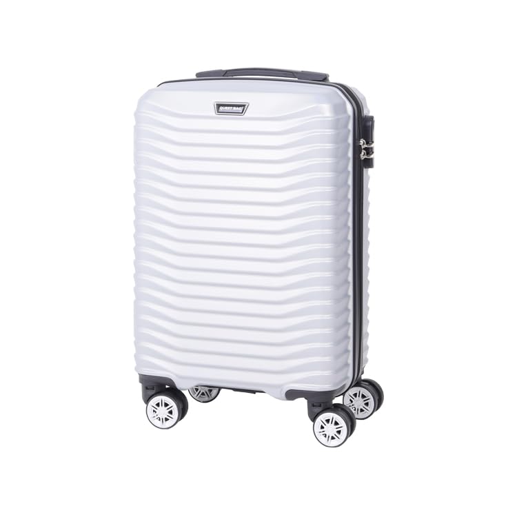 Mala De Viagem Bordo 10 Kg Abs 4 Rodas Duplas Cadeado Embutido (Prata)