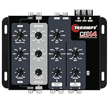 Electronic Crossover 12dB / 8 with 4 channels; LOW: With variable cutting (LPF) from 45 to 275Hz and bass boost of +6 dB ("bass boost") adjustable from 20 to 65Hz; MID-LOW: With initial cut (HPF) 25Hz to 140Hz variable and final cut (LPF) variable fr...