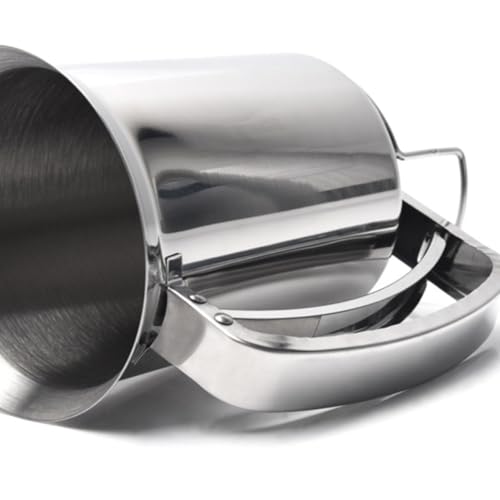Dispensador de masa de acero inoxidable para hornear magdalenas en la cocina casera familiar 3